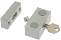 CHROMIUM PLATED DOOR LOCK 2038