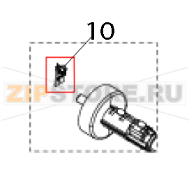 Ribbon encoder sensor TSC ME240 Ribbon encoder sensor TSC ME240Запчасть на деталировке под номером: 10