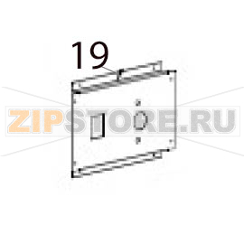 Backboard of the shell Hurakan HKN-HVZ22 Backboard of the shell Hurakan HKN-HVZ22Запчасть на деталировке под номером: 19