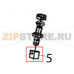 Brewing unit water pipe clamp cover Hurakan HKN-ME709 Brewing unit water pipe clamp cover Hurakan HKN-ME709Запчасть на деталировке под номером: 5