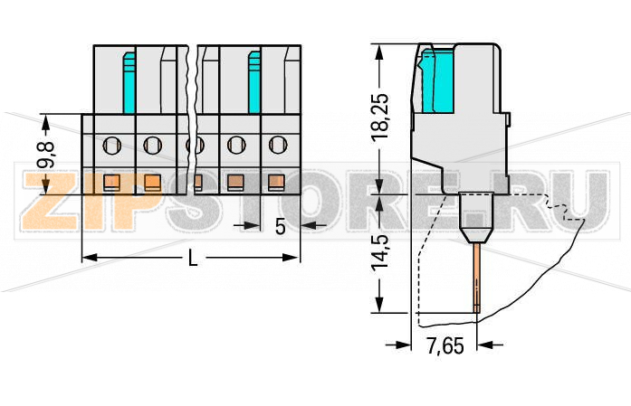 MCS MIDI Розетка для клемм на рейку; 0.6 x 1 mm pins; прямые; 100% защита от неправильного подсоединения; Шаг контактов 5 мм; 20-пол.; светло-серые Wago 722-150/005-000 Съемные соединители для клемм, монтируемых на рейку, оснащенные технологией CAGE CLAMP®Розетки с длинными контактными выводами подсоединяются к монтажным отверстиям клемм, монтируемых на DIN-рейку, серии 280Розетки имеют защиту от касания в неподключенном состоянии, что обеспечивает дополнительную безопасность100% защита от неправильного подсоединенияВозможны варианты кодировки...