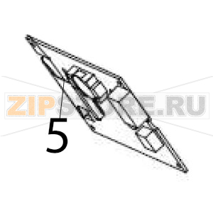 LCD Screen unit Hurakan HKN-ME717 LCD Screen unit Hurakan HKN-ME717Запчасть на деталировке под номером: 5