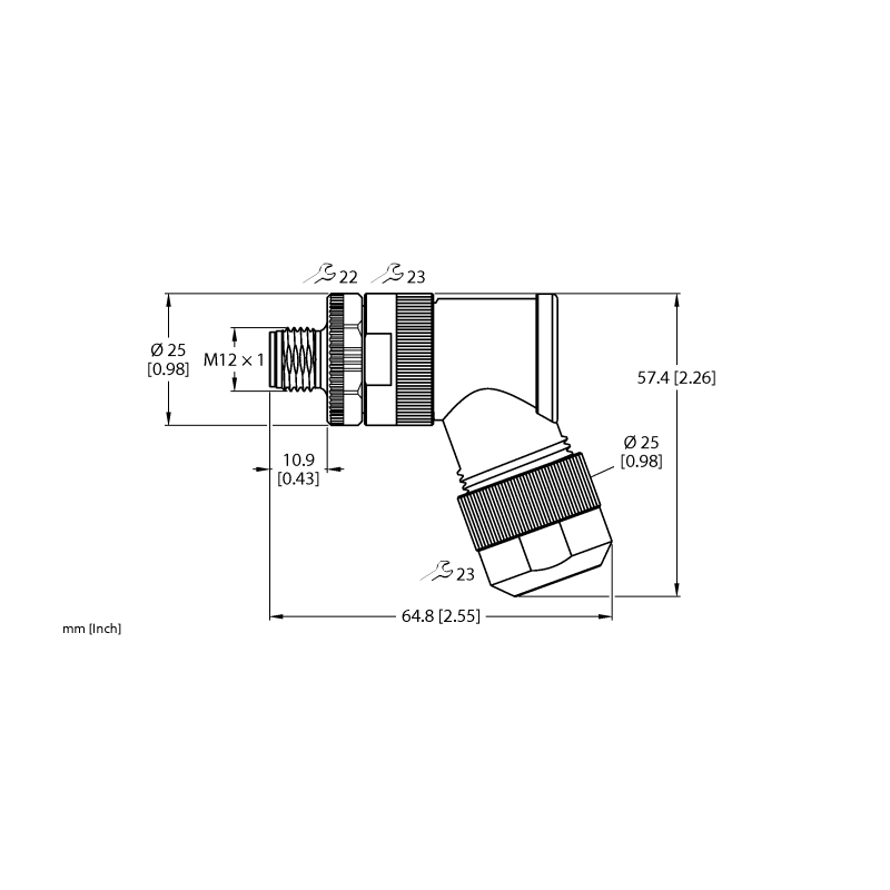 Разъем разборный Turck FW-EWSPM0514-PL-S-0813 