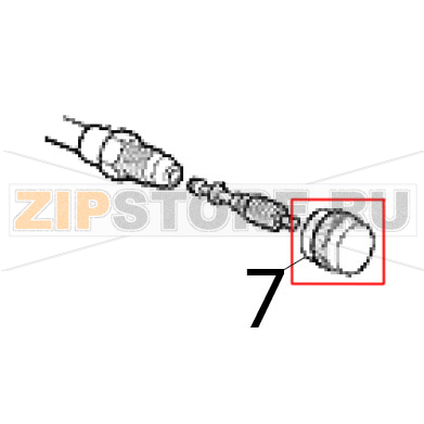Cappuccio valvola Scotsman B 21 Cappuccio valvola Scotsman B 21Запчасть на деталировке под номером: 7