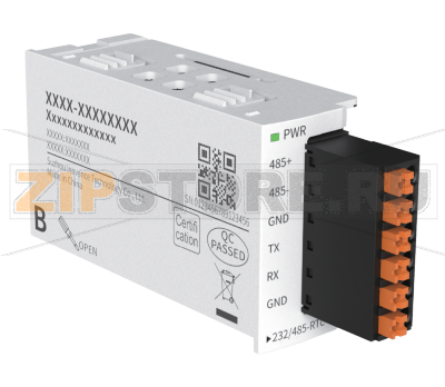 Блок последовательной связи, 1 канал, RTC Inovance GE20-232/485-RTC-INT 