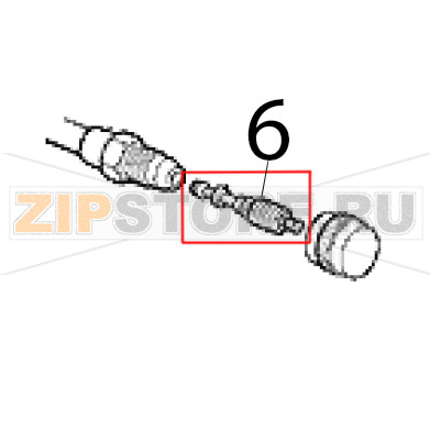 Pistoncino valvola Scotsman B 40 Pistoncino valvola Scotsman B 40Запчасть на деталировке под номером: 6