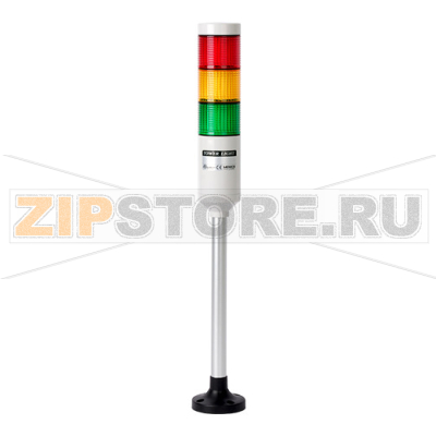 Колонна сигнальная, светодиодная, модульная, Ø: 56 мм Autonics PTE-AP-3FF-RYG 