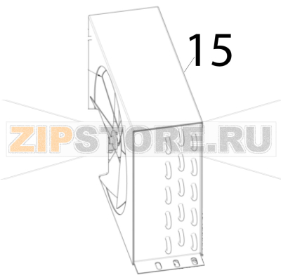 Condenser, air Scotsman B 7040 Condenser, air Scotsman B 7040Запчасть на деталировке под номером: 15