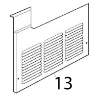 Pannello frontale Scotsman BF 80