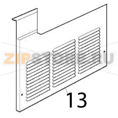 Pannello frontale Scotsman BF 80 Pannello frontale Scotsman BF 80Запчасть на деталировке под номером: 13