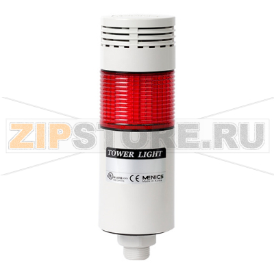 Колонна сигнальная, светодиодная, модульная, Ø: 56 мм Autonics PTE-SCB-1FF-R 