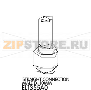 Straight connection male D=10MM Unox XL 405 Straight connection male D=10MM Unox XL 405Запчасть на деталировке под номером: 23Название запчасти на английском языке: Straight connection male D=10MM Unox XL 405