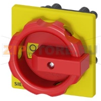 Дверной поворотный механизм, красный/желтый 66x66mm, центр. отверст. для 3LD3 Siemens 3LD9344-5C