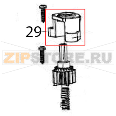 Gear cover Hurakan HKN-ME717 Gear cover Hurakan HKN-ME717Запчасть на деталировке под номером: 29