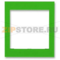 Накладка на рамку 55х55 мм, зелёная ABB 2CHH010355A4067