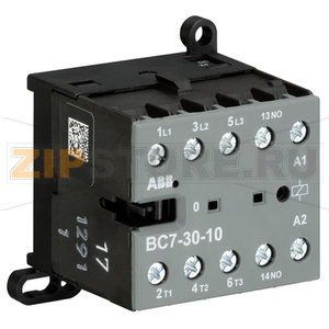 Миниконтактор ВC7-30-10, 12 А, 400 В, AC3, катушка: 230 В/DС ABB GJL1313001R0105 