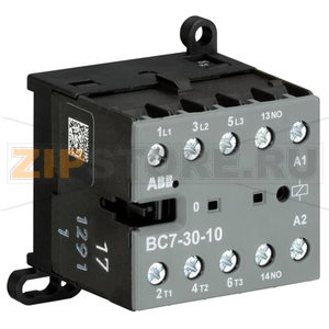 Миниконтактор ВC7-30-10, 12 А, 400 В, AC3, катушка: 230 В/DС ABB GJL1313001R0105 