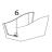 Lower cover assembly / Beige TSC TDP-225