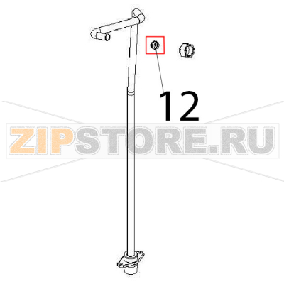 Bicone Ø: 10x6.5 Angelo Po 191PI2V Bicone Ø: 10x6.5 Angelo Po 191PI2VЗапчасть на деталировке под номером: 12