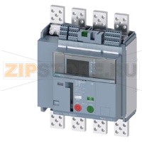 fixed-mounted circuit breakers 4-pole, frame size 0, IEC N conductor on the left In=630A to 690V, 50/60Hz AC Icu=66kA at 415V Icu=50kA at 500V Icu=50kA at 690V ETU660 electronic trip units LSIG display with tripped signaling switch, RTC and  4Aux auxiliar