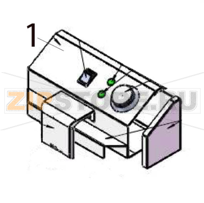 Electric box panel Hurakan HKN-EF16 Electric box panel Hurakan HKN-EF16Запчасть на деталировке под номером: 1