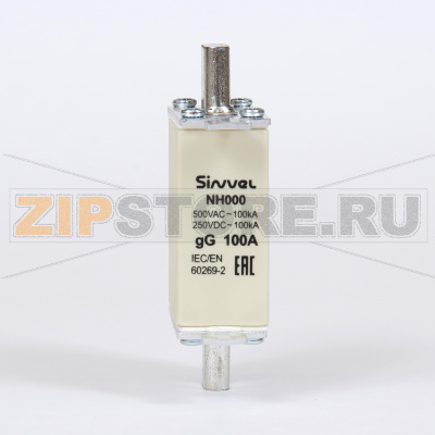 Предохранитель с бойком 100 A, габарит 000, gG Sinvel FNH000S-100 