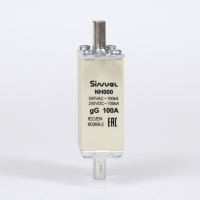Предохранитель с бойком 100 A, габарит 000, gG Sinvel FNH000S-100