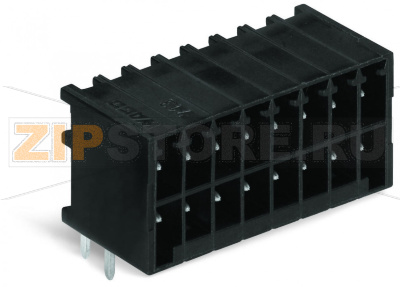 MCS MINI HD Вилка THT, 2-рядн.; 0.8 x 0.8 mm solder pin; угловые; 100% защита от неправильного подсоединения; Шаг контактов 3,5 мм; 2 x 4-полюсов; черные Wago 713-1424 Корпус вилок отливается из изоляционного материала, пригодного для пайки оплавлением припоя без использования свинцаРазделенные разъемы выводов предотвращают повреждения и обеспечивают вилкам защиту от касания в неподсоединенном состоянии100% защита от неправильного подсоединенияВозможны варианты кодировки...