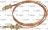 THERMOCOUPLE SMOOTH M8x1 600mm