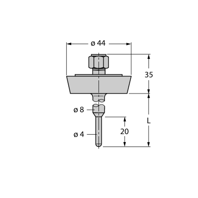 Гильза защитная Turck THW-3-DN25K-A4-L250 
