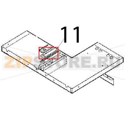 Profilo ferma bulbo Angelo Po 1G1BR1E Profilo ferma bulbo Angelo Po 1G1BR1EЗапчасть на деталировке под номером: 11