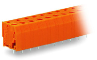 PCB terminal block; 2.5 mm; Pin spacing 7.62 mm; 2-pole; CAGE CLAMP®; 2,50 mm; orange Wago 739-232