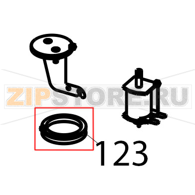 NBR V-Ring gasket D.40 Tecnoinox EFB10DS NBR V-Ring gasket D.40 Tecnoinox EFB10DSЗапчасть на деталировке под номером: 123