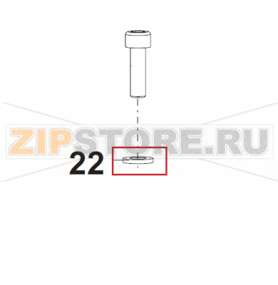 Washer M6 * 4 x 12 Bear Varimixer RN10 VL-2                                                                                Washer M6 * 4 x 12 Bear Varimixer RN10 VL-2Запчасть на сборочном чертеже под номером: 22Название запчасти на датском&nbsp;языке: Washer M6 * 4 x 12 Bear Varimixer RN10 VL-2