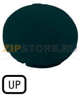 Шильдик кнопочный, плоский черный, UP Eaton M22-XD-S-GB3