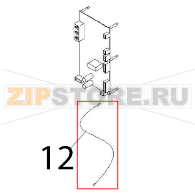 Cable RJ45 L=1MT Angelo Po FX61E2 Cable RJ45 L=1MT Angelo Po FX61E2Запчасть на деталировке под номером: 12