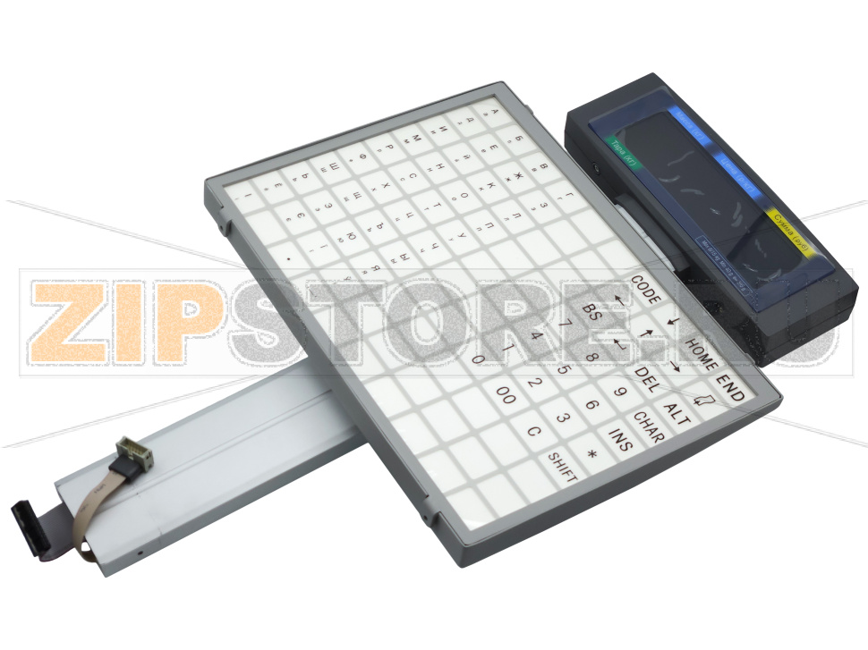 Дисплейно-клавиатурный модуль в сборе Mettler Toledo Tiger 8442-3610S Дисплей, клавиатура в сборе для весов самообслуживания Mettler Toledo Tiger 8442-3610SВ комплекте: дисплей, клавиатура, накладки клавиатуры, стойка, шлейф