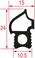 GASKET FOR OVEN DOOR 665x495 mm
