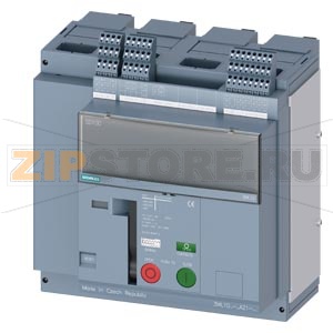 fixed-mounted non-automatic air circuit breakers 4-pole, frame size 0, IEC N conductor on the right In=1250A to 690V, 50/60Hz ac Icu=55kA at 415V Icu=50kA at 500V Icu=42kA at 690V without electronic trip units with rtc and 4Aux aux switches rear vertical 