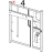 Inner glass spacer for oven Tecnoinox GFB10DS