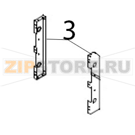 Rear bracket Hurakan HKN-XF023 Rear bracket Hurakan HKN-XF023Запчасть на деталировке под номером: 3
