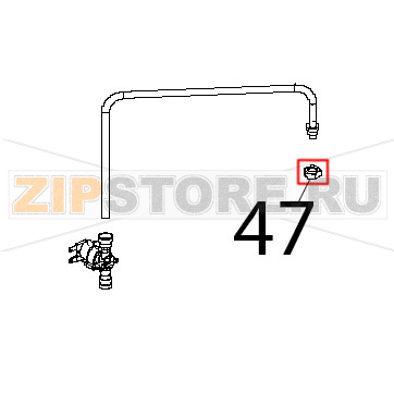 Dado M14, H=8, CH=22, inox Unox XVC 204 Dado M14, H=8, CH=22, inox Unox XVC 204Запчасть на деталировке под номером: 47
