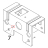 Flat head machine screw Hoshizaki IM-65NE
