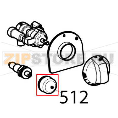 Gummy cap for piezo igniter Tecnoinox PF105GG7 Gummy cap for piezo igniter Tecnoinox PF105GG7Запчасть на деталировке под номером: 512