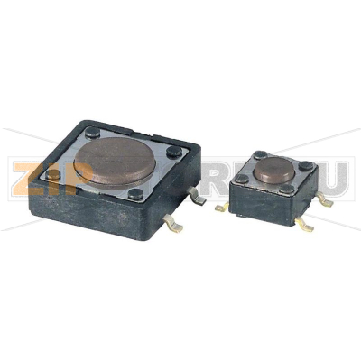 Кнопка тактовая 12 В/DC, 6х6 мм, 1 x выкл/вкл, без фиксации, 1 шт Diptronics DTSM-63N-V-B 