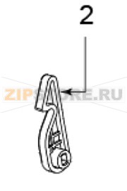 Рычаг защелки печатающей головки (левый) TSC TTP-366M  Рычаг защелки печатающей головки (левый) для принтера TSC TTP-366MЗапчасть на сборочном чертеже под номером: 2Количество запчастей в комплекте: 1Название запчасти TSC на английском языке: Print head release lever (Left), MOQ 5 pcs