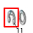 E-Ring, ni, n10*n20*1.0t/mm Godex T10