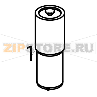 Foot Tecnoinox FR43FE7 Foot Tecnoinox FR43FE7Запчасть на деталировке под номером: 1