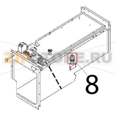 Fairlead Angelo Po 04WFR3ED Fairlead Angelo Po 04WFR3EDЗапчасть на деталировке под номером: 8