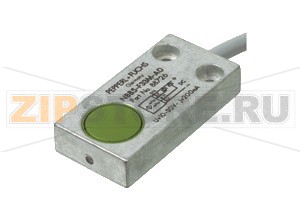 Индуктивный датчик Inductive sensor NBB5-F33M-E0 Pepperl+Fuchs General specificationsSwitching functionNormally open (NO)Output typeNPNRated operating distance5 mmInstallationflushOutput polarityDCAssured operating distance0 ... 4.05 mmReduction factor rAl 0.3Reduction factor rCu 0.2Reduction factor r304 0.6Nominal ratingsOperating voltage10 ... 30 V DCSwitching frequency0 ... 500 HzHysteresistyp. 5  %Reverse polarity protectionreverse polarity protectedShort-circuit protectionpulsingVoltage drop&le 3 VOperating current0 ... 200 mAOff-state current0 ... 0.5 mA typ. 0.1 &microANo-load supply current&le 15 mASwitching state indicatorLEDFunctional safety related parametersMTTFd1620 aMission Time (TM)20 aDiagnostic Coverage (DC)0 %Approvals and certificatesUL approvalcULus Listed, General PurposeCSA approvalcCSAus Listed, General PurposeCCC approvalCCC approval / marking not required for products rated &le36 VAmbient conditionsAmbient temperature-25 ... 70 °C (-13 ... 158 °F)Mechanical specificationsConnection typecable PVC , 2 mCore cross-section0.34 mm2Housing materialmetalSensing facePBTDegree of protectionIP67
